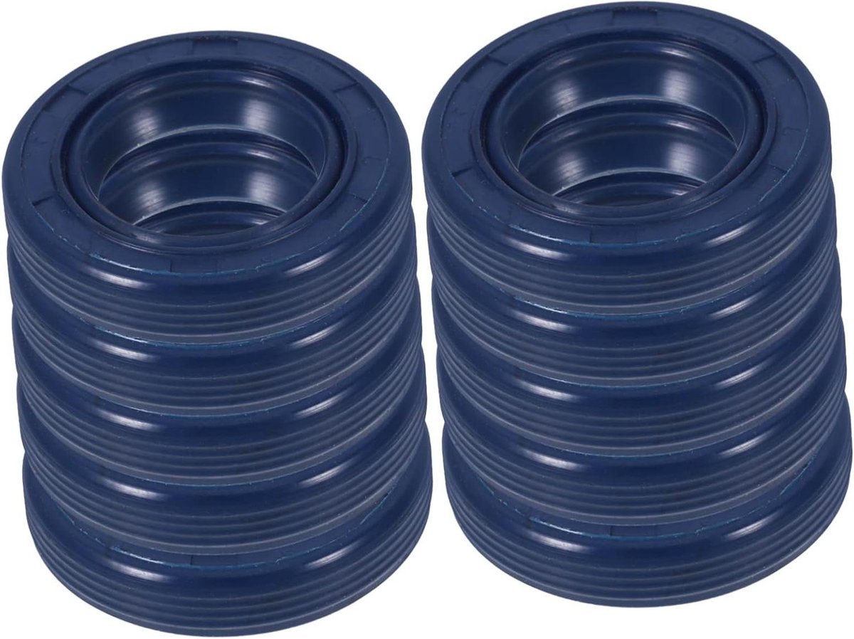 Kettingzaag Oliekeerringen - Krukas Keerringen - Kettingzaag Onderhoud - Hitte- en Slijtvast - 2.5 x 1.5 x 0.5 cm - Donkerblauw