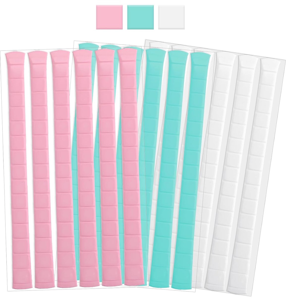 288 stuks zelfklevende kleefklei, verwijderbare 3D-plakpunten, multifunctionele montagelijm, dubbelzijdige kleefklei, muurlijm, geen nagels, foto-kleefpads voor foto's, musea, kunstfotografie