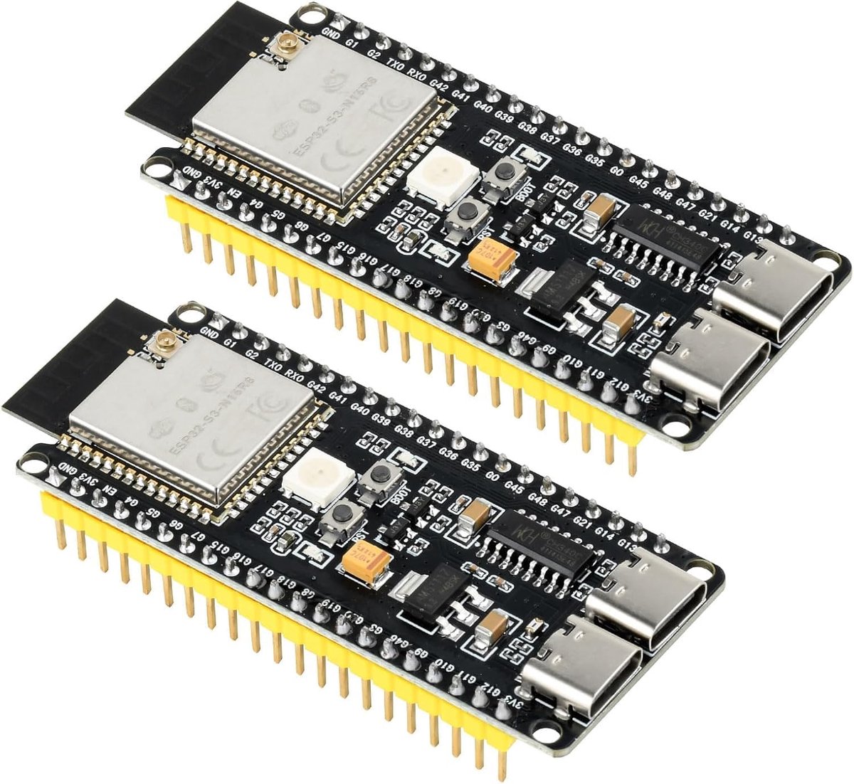 diymore Voor ESP32-S3 DevKitC-1 N16R8 module, Voor ESP32 S3-1-N16R8 ontwikkelingsboard met wifi, Bluetooth 5.0, Voor ESP32 USB C aansluitbare antenne