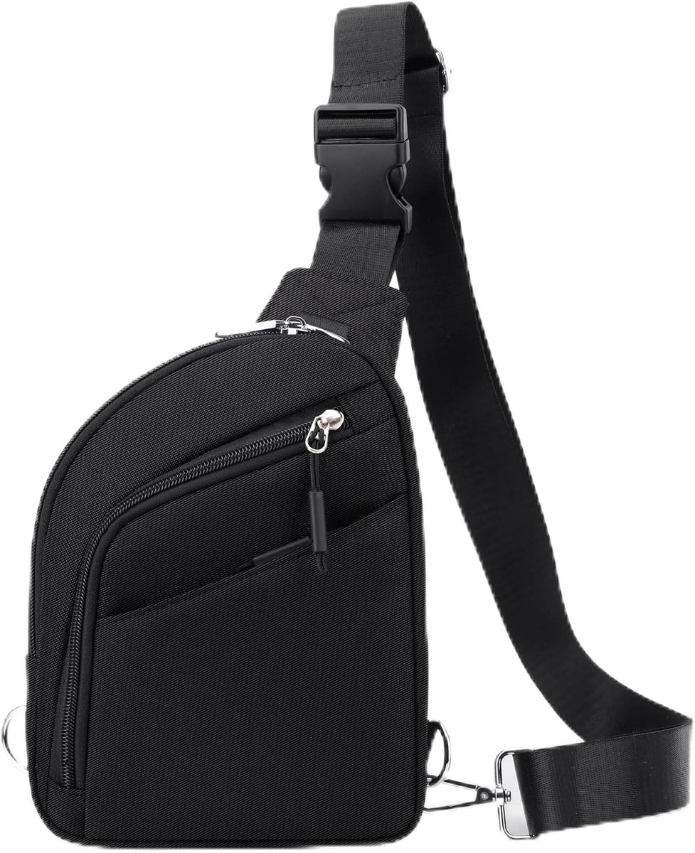 SnelShoppen - Diefstalbestendige RFID Schoudertas voor Dames en Heren, Perfect voor Reizen, Outdooractiviteiten en Dagelijks Gebruik, Ruime en Comfort
