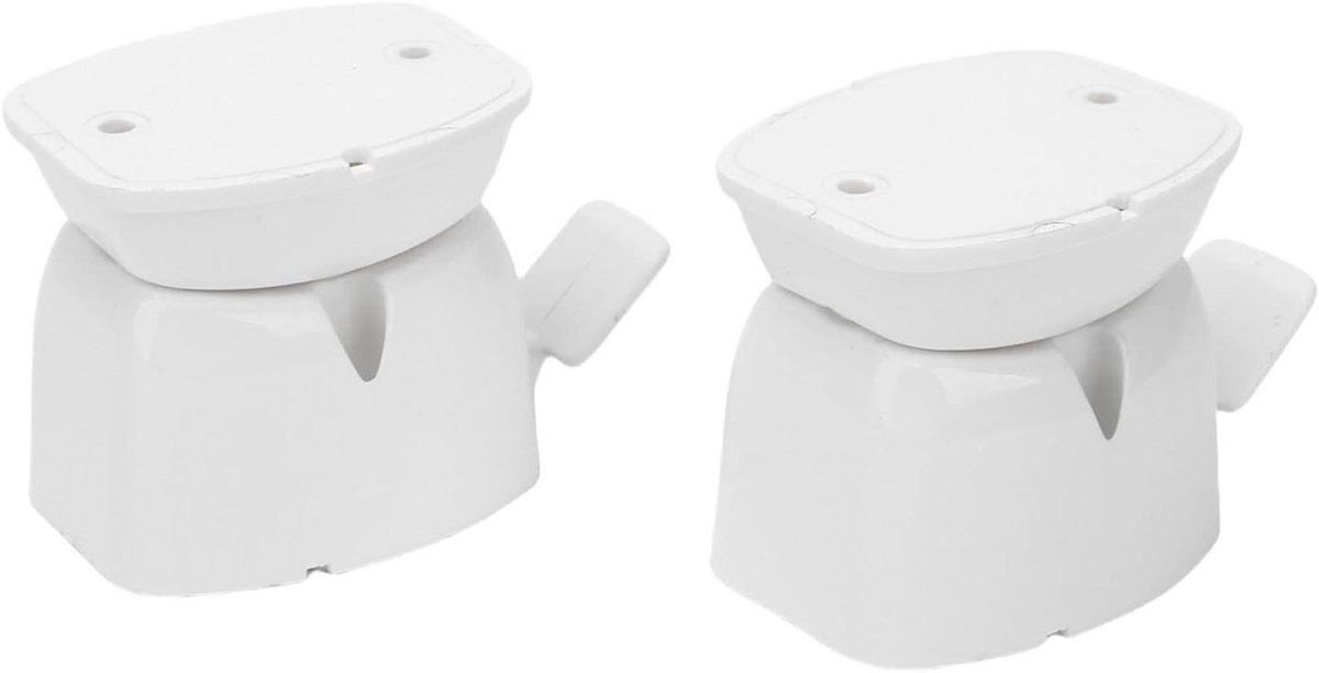 RV Deur Vangst - Deurstopper Camper - Voorkomt Schudden - Stevige Vergrendeling - 22 x 16 x 5 cm - Wit