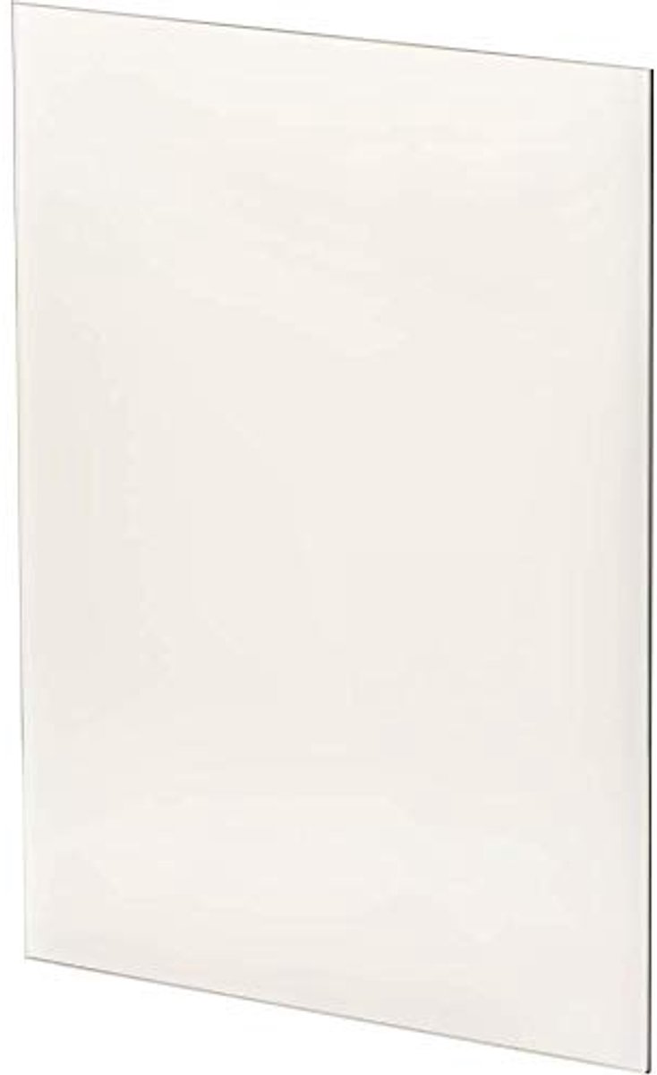 SnelShoppen - Hittebestendig Haardglas & Ovenschijf 260 x 280 mm, Temperatuurbestendig tot 660 °C, Dikke Glasplaat voor Kachel, Ideaal voor Tuin en Bi