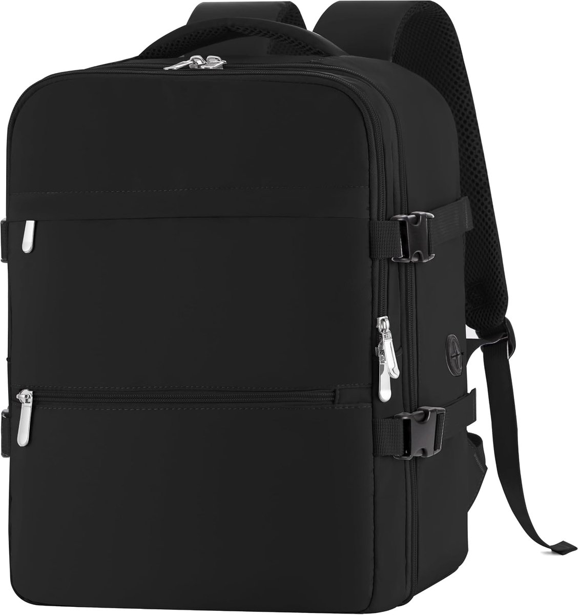 SnelShoppen - Handbagage Rugzak 40 x 20 x 25 cm - Kleine Reisrugzak Vliegtuig met Laptopvak en Diefstalbeveiliging voor Ryanair