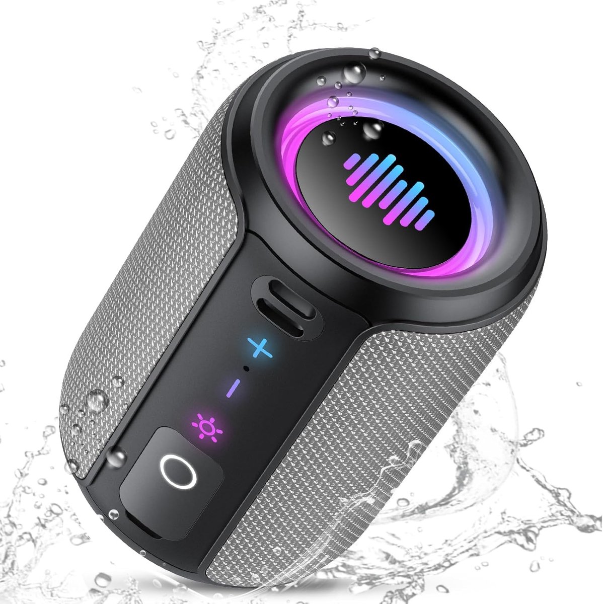 Draagbare Bluetooth Luidspreker - Mini Speaker - Muziek Buiten - IPX7 Waterdicht - 15W Geluid - Zwart