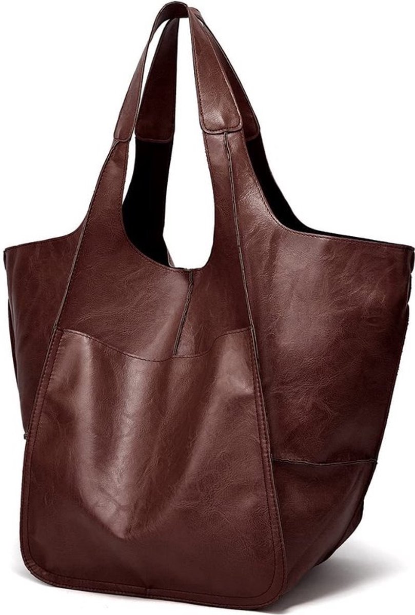 Dames Tas - Dames Tassen - Handtas - Dames Tas Shopper - bruin - 60cm*38cm*25cm - PU