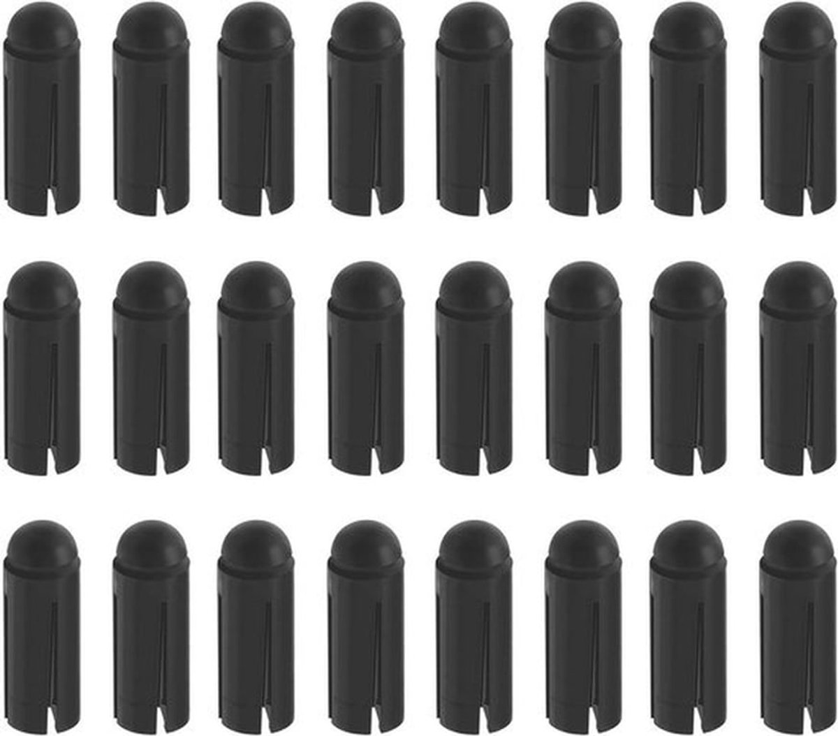 Dart Vleugelbescherming - Aluminiumlegering - 24 stuks - 90 graden - Vliegbescherming - Professionele wedstrijddartaccessoires - 3 mm x 8,5 mm - Geschikt voor darten - Zilver.