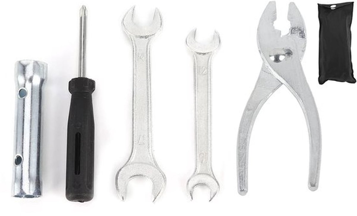 Universele Motorfiets Reparatie Gereedschapsset - Metaal - Praktisch en veelzijdig - Voor motorreparaties - Inclusief sleutels..