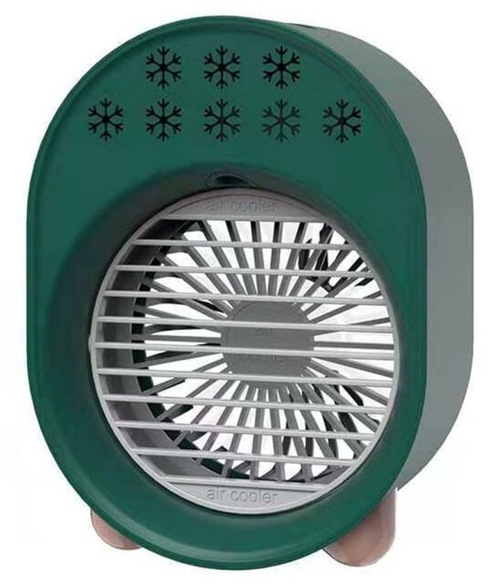 Mini draagbare airconditioner, mobiele airconditioner zonder ventilatie, stille slaapkamerventilator, stille mobiele airconditioner, draagbare airconditioner met USB-aansluiting en kleine luchtbevochtiger