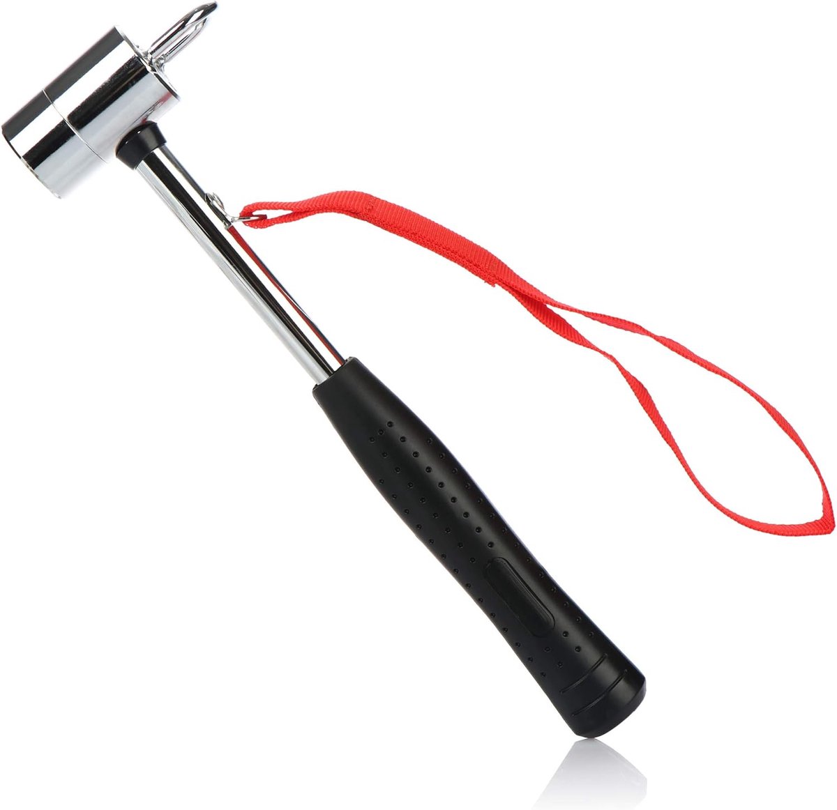 SnelShoppen - Camping Hammer met Haringtrekker - Tenthamer Carbon Steel Chrome-Plated - Ideaal voor Kamperen, Tuin en Buitenactiviteiten - 1 Stuk