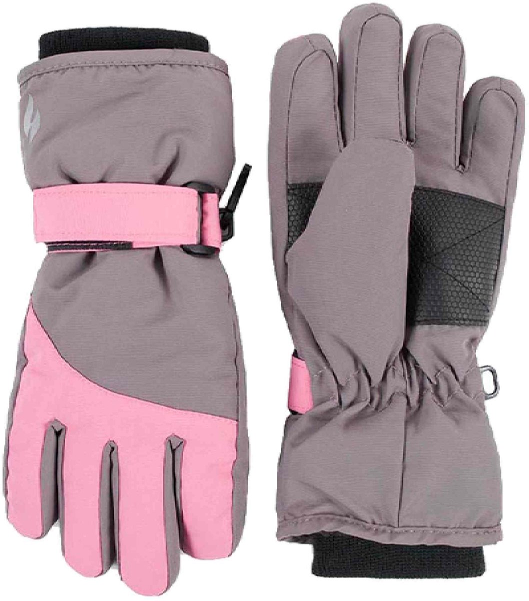 Heat Holders Waterdichte thermo skihandschoenen voor kinderen Grijs