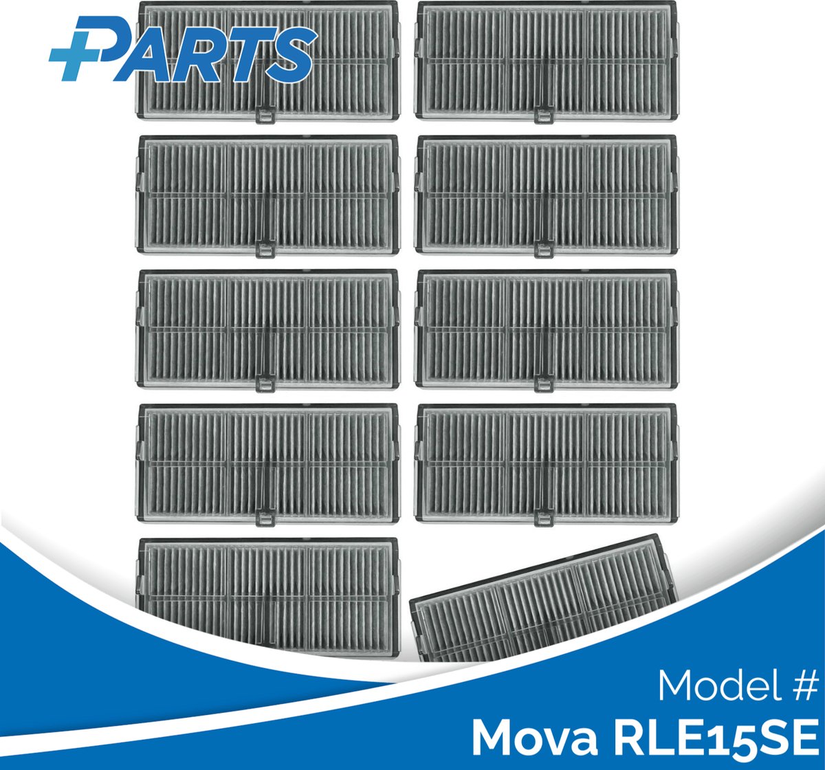 Plus.Parts Mova RLE15SE Filters (10 Stuks, Plus.Parts® alternatief voor RHF14) Overig