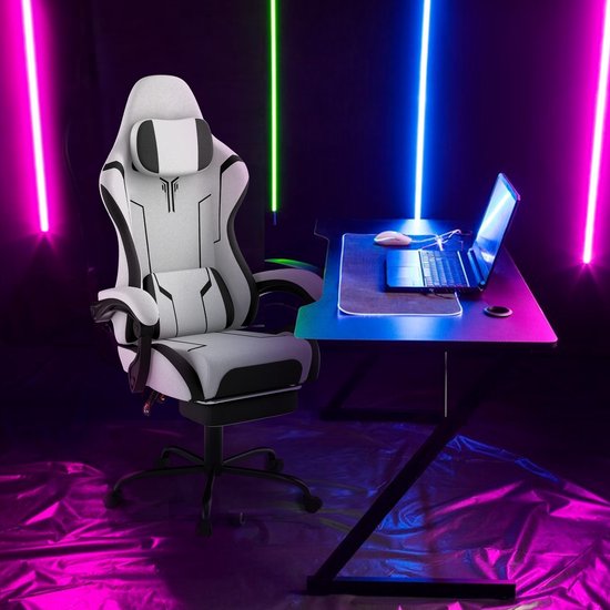 Solidchoice - Gaming Stoel met Massagefunctie en Voetsteun van Solidchoice — afbeelding 5