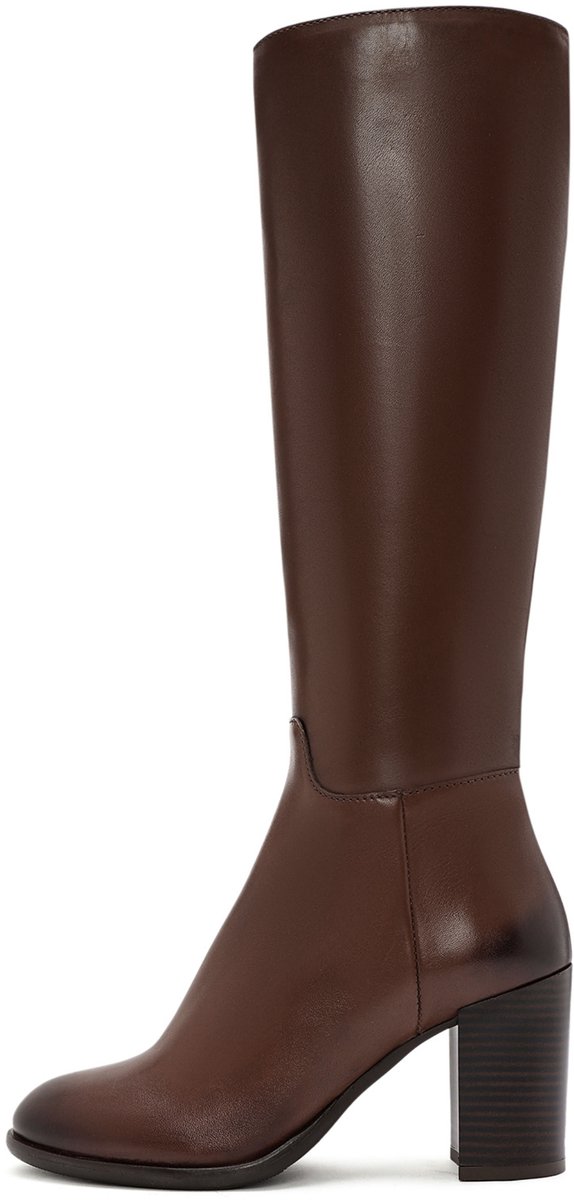 DERIMOD Heeled Boots Leather Heeled Boots