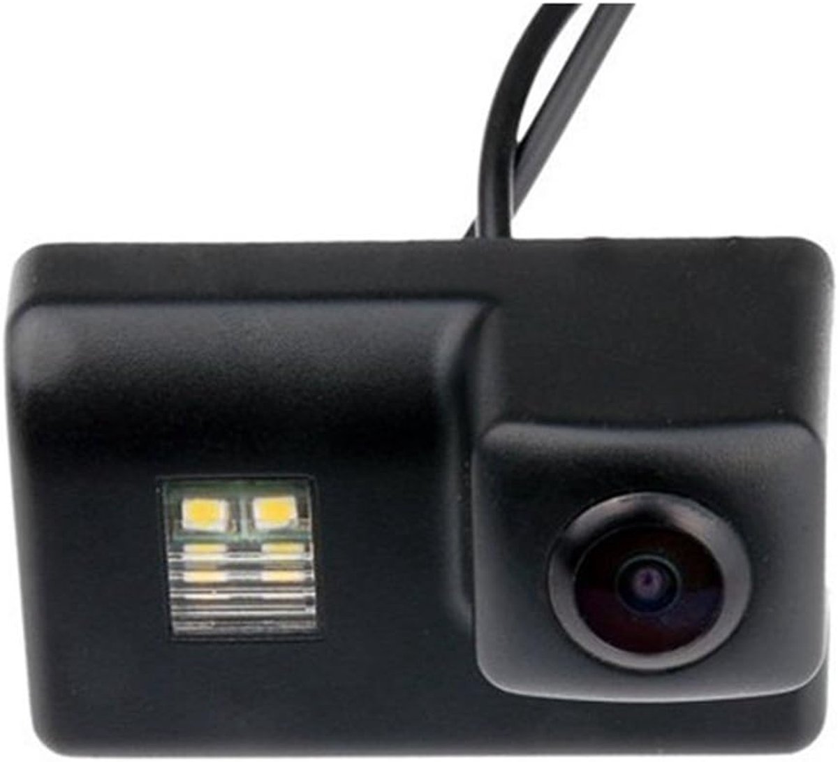 SnelShoppen - HD CCD Achteruitrijcamera Kentekenplaat Parkeerhulp met Nachtzicht voor Peugeot 206 207 306 307 308 406 407 5008 - Perfect voor Veilig A