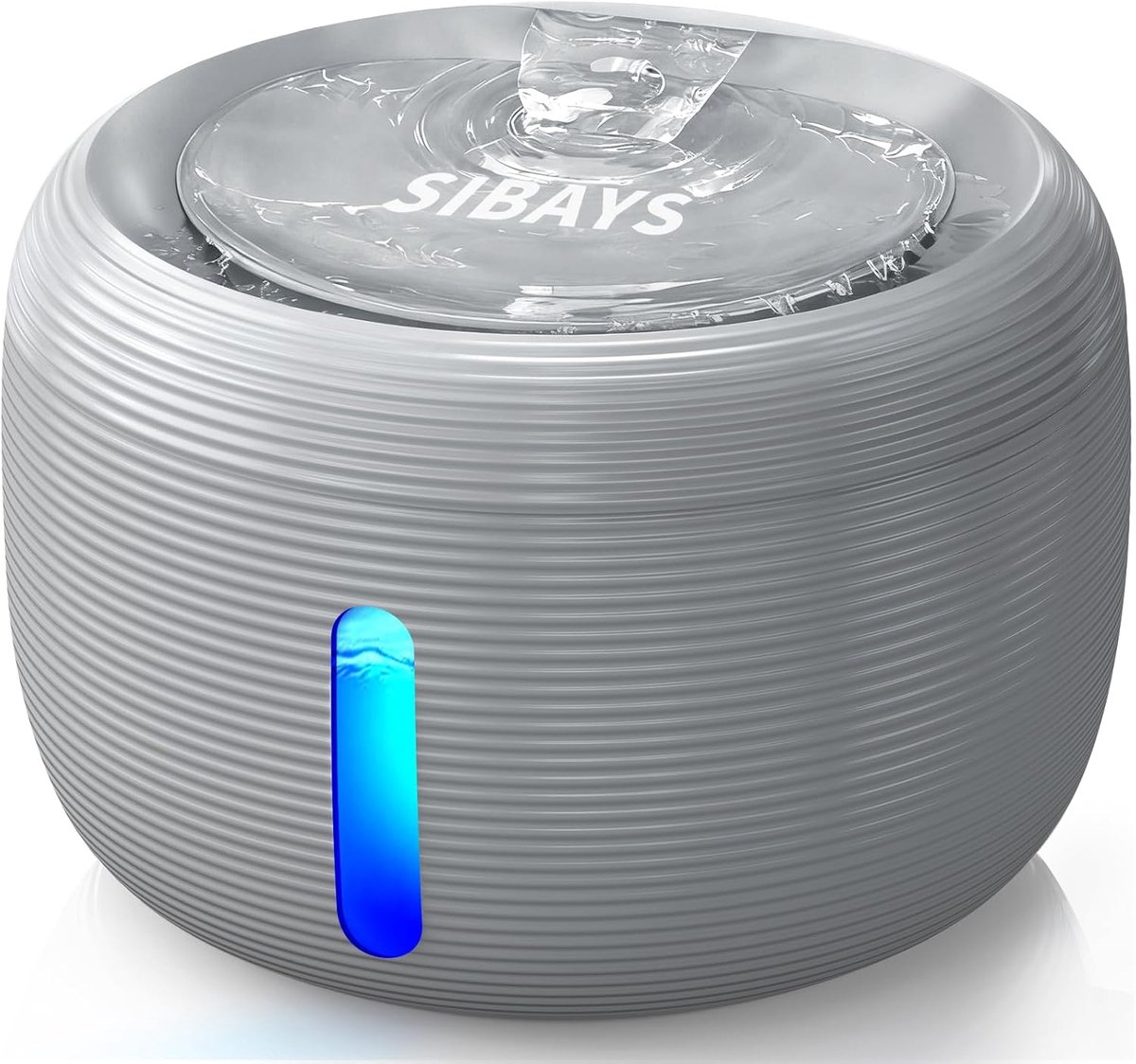 SnelShoppen - Cat Water Fountain 3.5L Stil Waterfontein met Pomp 25 dB LED Venster 2 Actieve Koolstoffilters BPA Vrij Ideaal voor Katten en Honden
