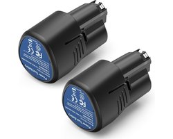 SnelShoppen - Pack van 2 4000 mAh Lithium Ion Accu voor Dremel 8260 8240 8250 Accu Rotatietool Multifunctioneel 12V Li-ion Vervangingsaccu