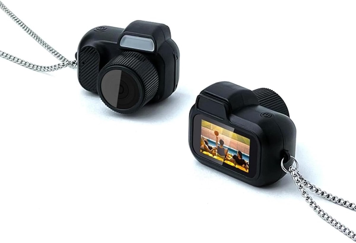 SnelShoppen - Mini Digitale Camera Ultra HD 160 Graden Groothoek 2MP Lens Kleurenscherm 100 Minuten Accuduur Compacte Videocamera voor Kinderen, Tiene
