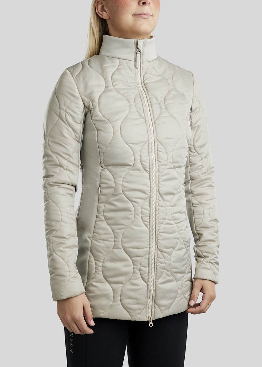 Montar SS25 Gewatteerde Jas MoAbbey-Grey Silver-S