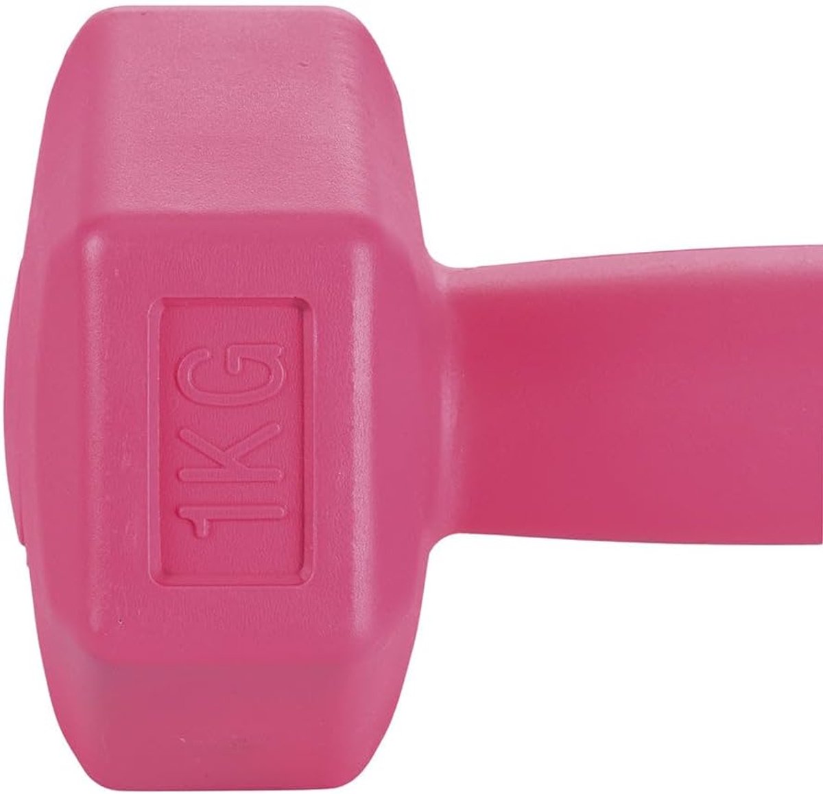 SnelShoppen - Dumbbell 5 kg Lichtgrijs PE Halter voor Krachttraining, Hexagonaal Vorm, Spierversterking, Thuis Fitness, Sportaccessoires