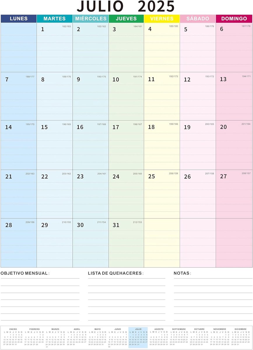 SnelShoppen - Kalender 2025 2026 - Wandkalender, Maandkalender, Bureaukalender, A4 Formaat, Inclusief Feestdagen, Perfect voor Thuis en op Kantoor