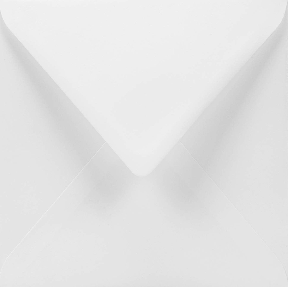 SnelShoppen - Vierkante Witte Enveloppen 15.5x15.5cm 100g Lessebo Smooth Zonder Venster voor Uitnodigingen, Verjaardagskaarten en Groeten - 100 Stuks