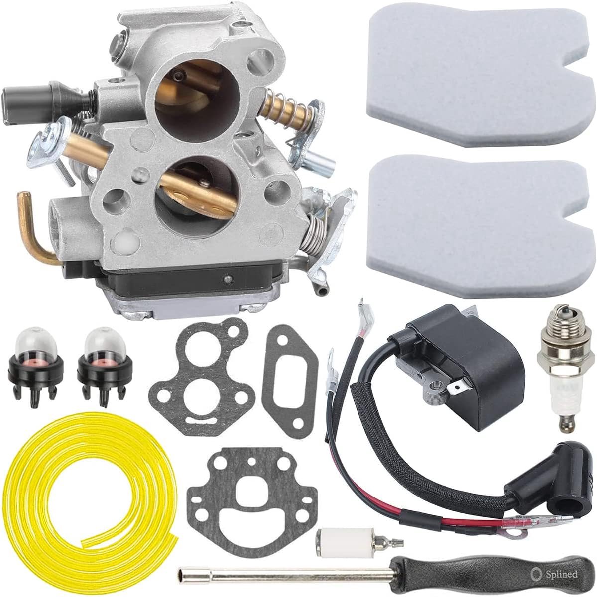 SnelShoppen - Carburetor voor Kettingzaag, Vervangt OEM 574719402, C1T-W33C, Geschikt voor Husqvarna 235E 236 240, Jonsered CS2234 CS2238, Hoogwaardig