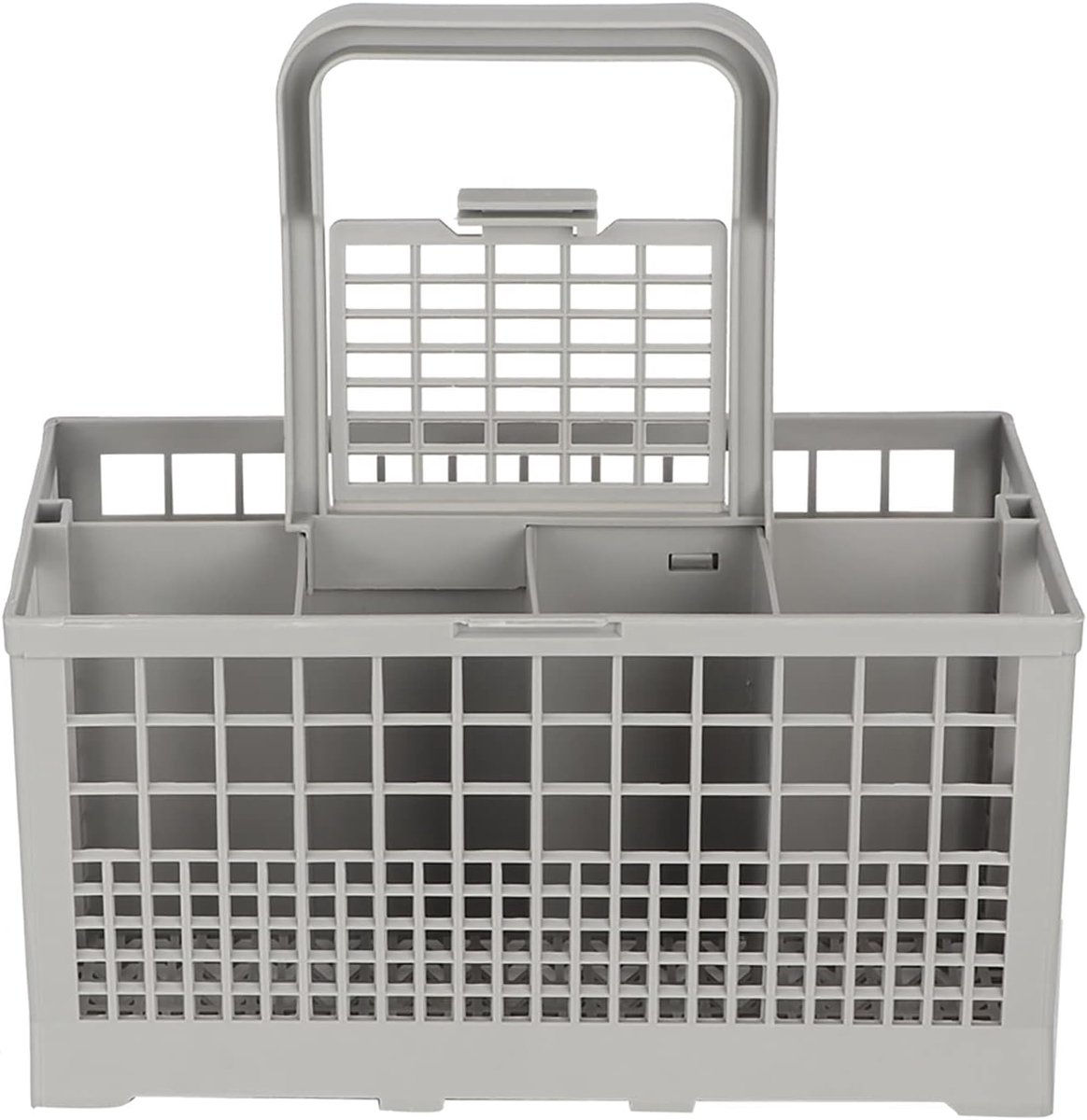 SnelShoppen - Universele Vaatwasser Bakje, Multifunctionele Bestekhouder met Handvat, Duurzaam ABS, 240x135x123 mm, Keuken Accessoire voor Vaatwasser