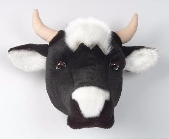 straal Het formulier Terugspoelen Pluche koe dierenhoofd knuffel 30 cm - Koeienkop - Kinderkamer  muurdecoratie | bol.com