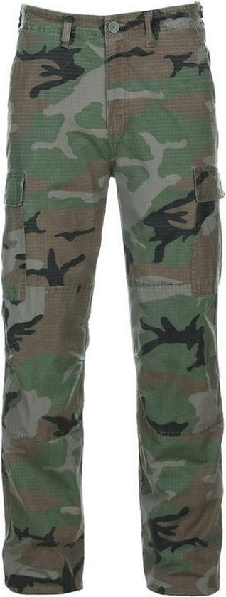 Ontwapening Nauwgezet Of later Camouflage broek 100% katoen XL | bol.com