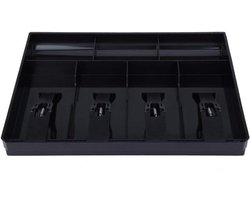 Removable Kassalade voor Kassasysteem - Vervangbare Geldlade met 7 Compartimenten en Plastic Clips voor Betalingen en Kassabeheer