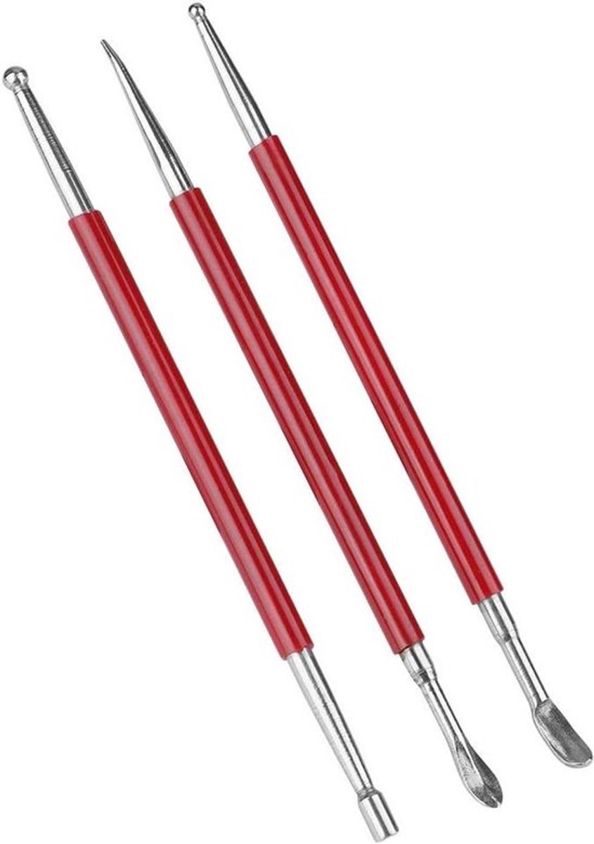 Leer Ambacht Gereedschap Set - 3 Stuks
