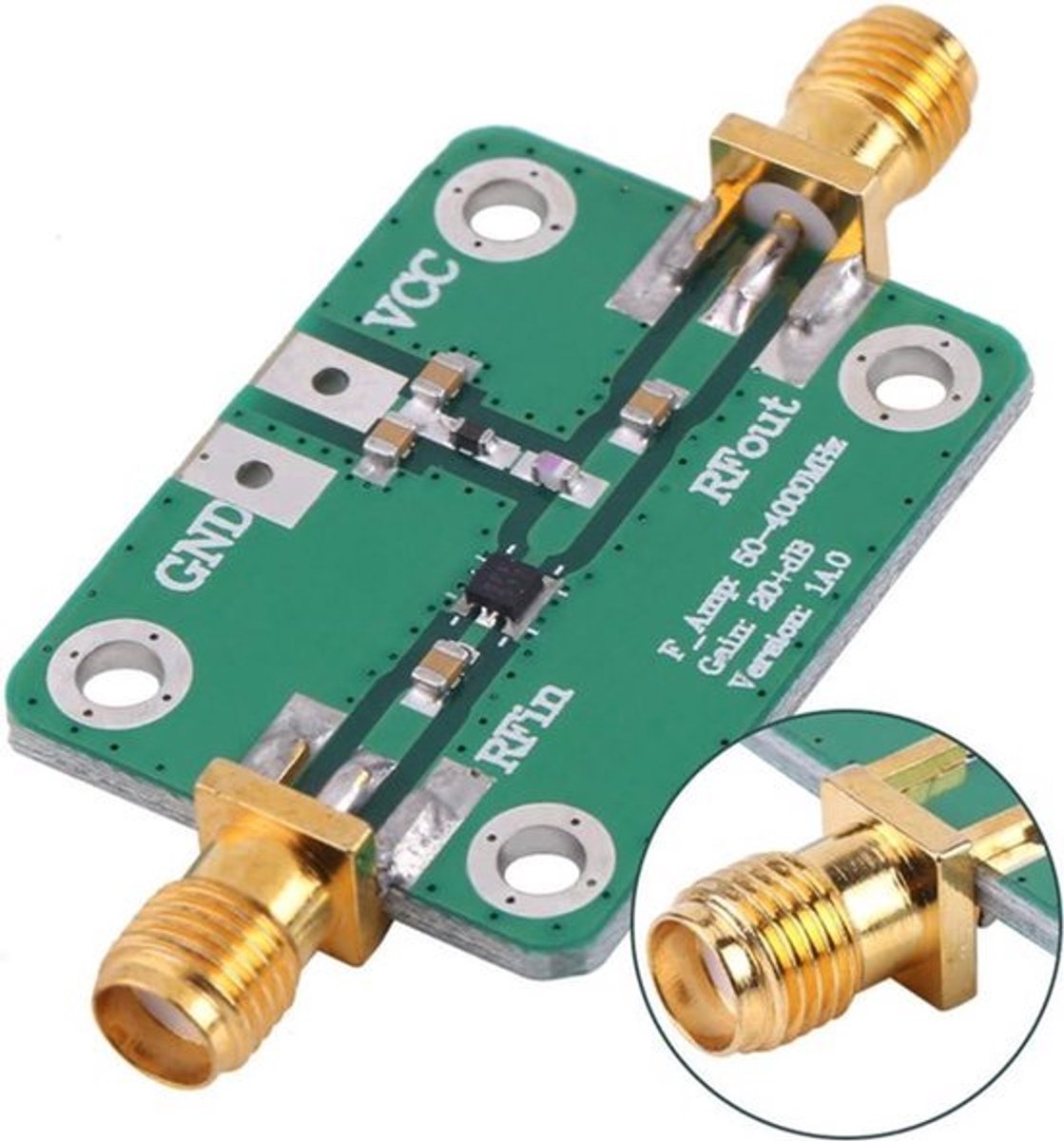 433 MHz RF Geluidsarme versterker LNA-versterking: 22 dB Breedbandversterker Software-gedefinieerde radio