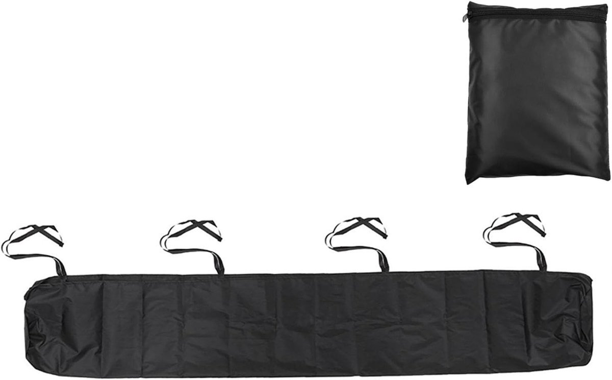 SnelShoppen - 300CM Markisen Cover - 420D Oxford Waterdichte Beschermhoes voor Markisen - Winter Opbergzak - Zwart, 3