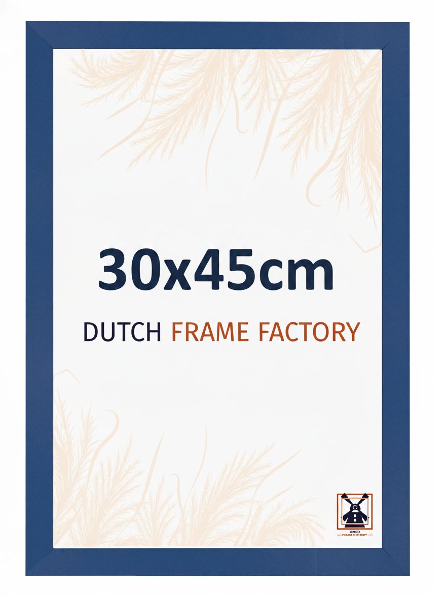 Fotolijst 30x45 cm - MDF - Donkerblauw - Benno