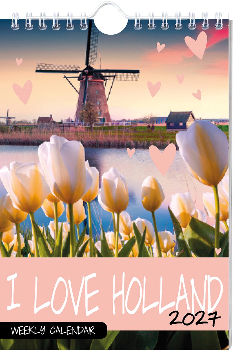 I Love Holland Weekkalender 2027