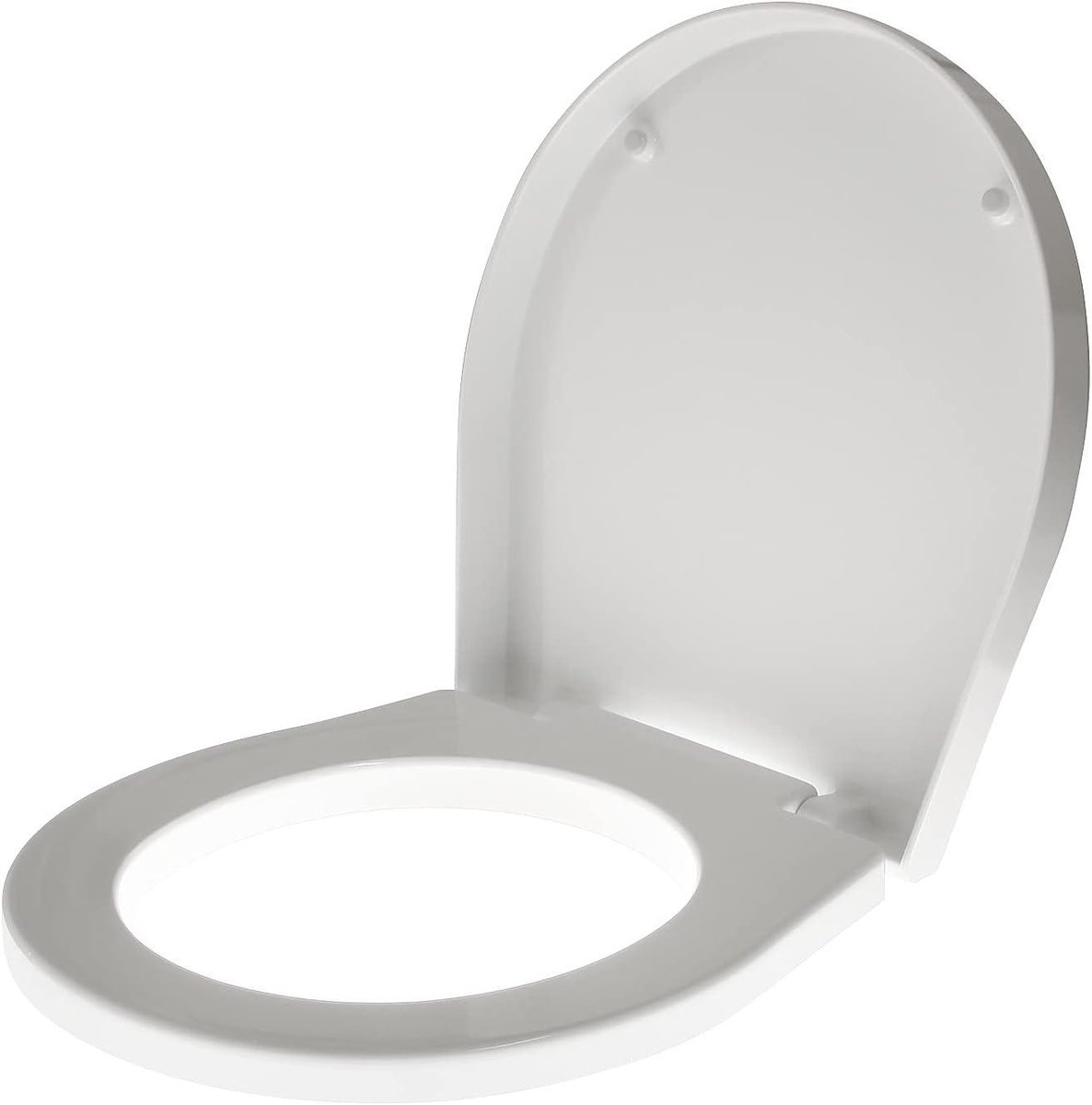 Toiletbril - WC-bril - Badkamer Renovatie - Soft Close Systeem - Ovaal - Wit
