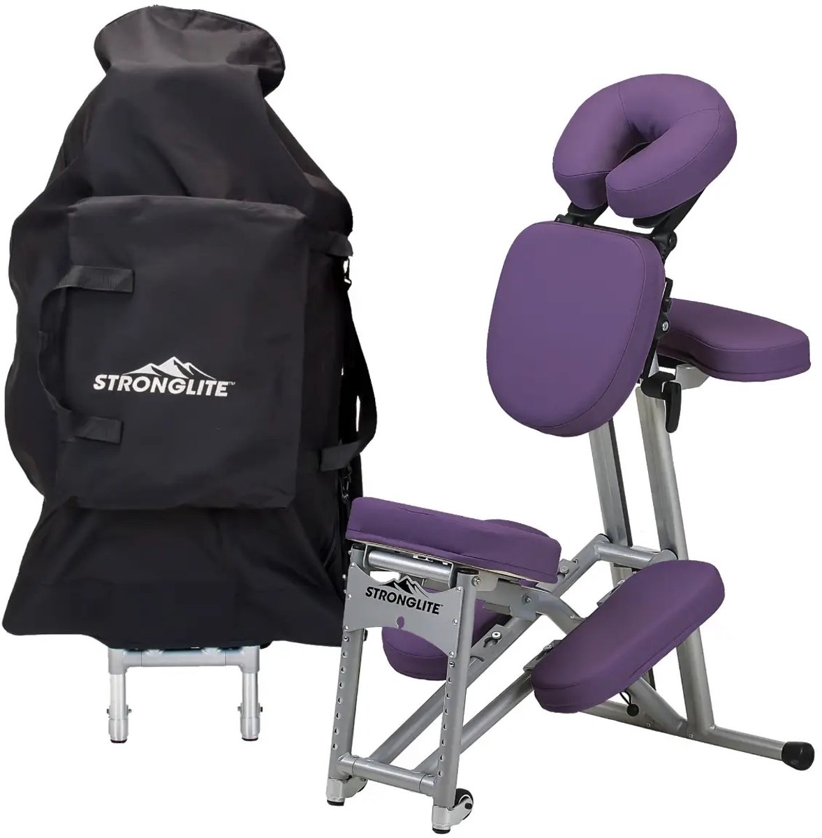 Stronglite ErgoPro 2 | Draagbare Massagestoel | Paars