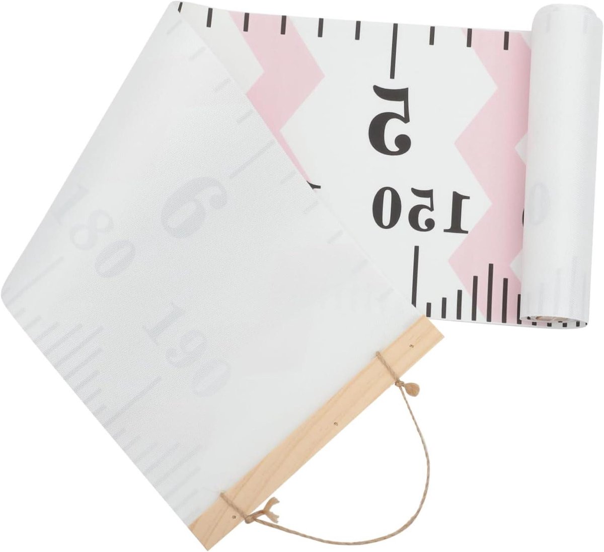 Groeimeter Wandkaart - Hoogte Liniaal - Kinderen Meten - Canvas Materiaal - 175 cm - Multicolor