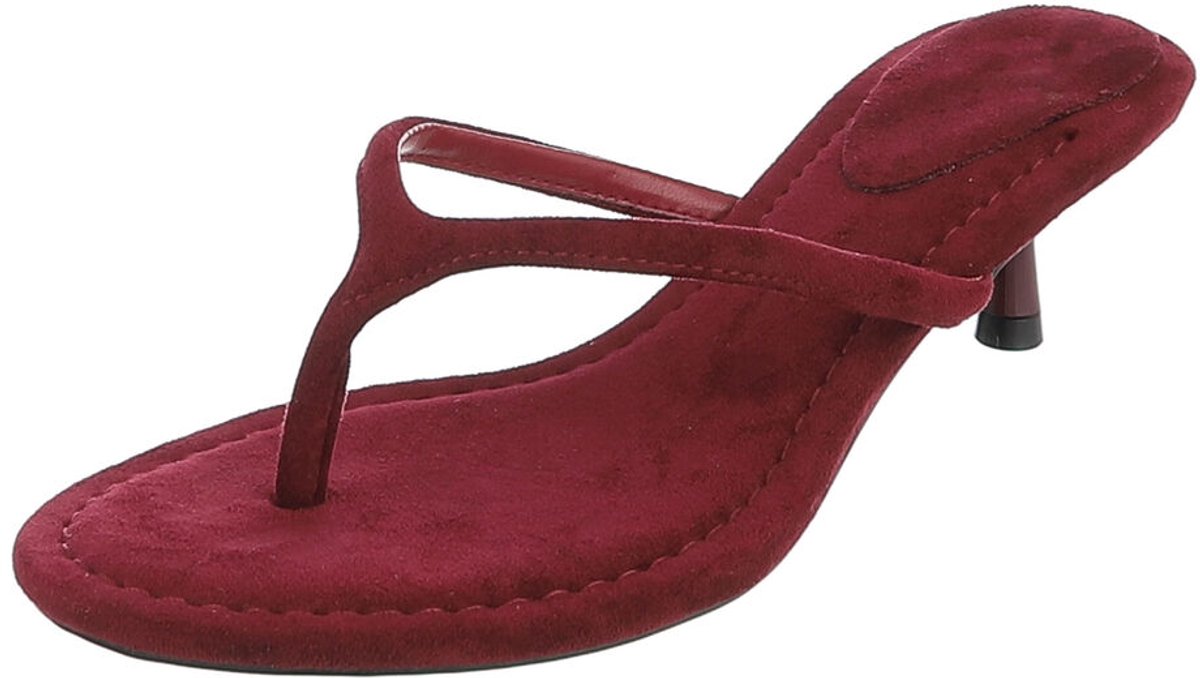 Slippers met hak - open model - dames Mt:38
