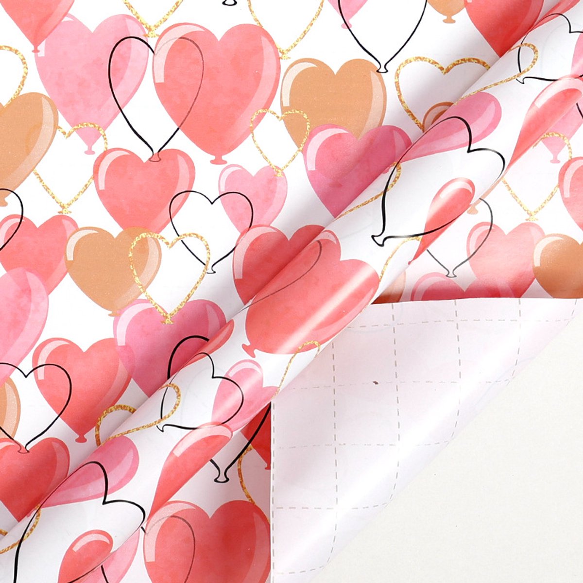 2 rollen verjaardagsinpakpapier voor feestjes en babyshowers - 43 cm x 3 m - Stijl 8