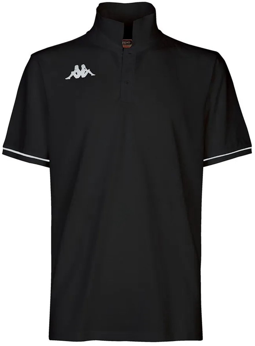 Kappa Barli Korte Mouw Poloshirt 2XL Man Zwart