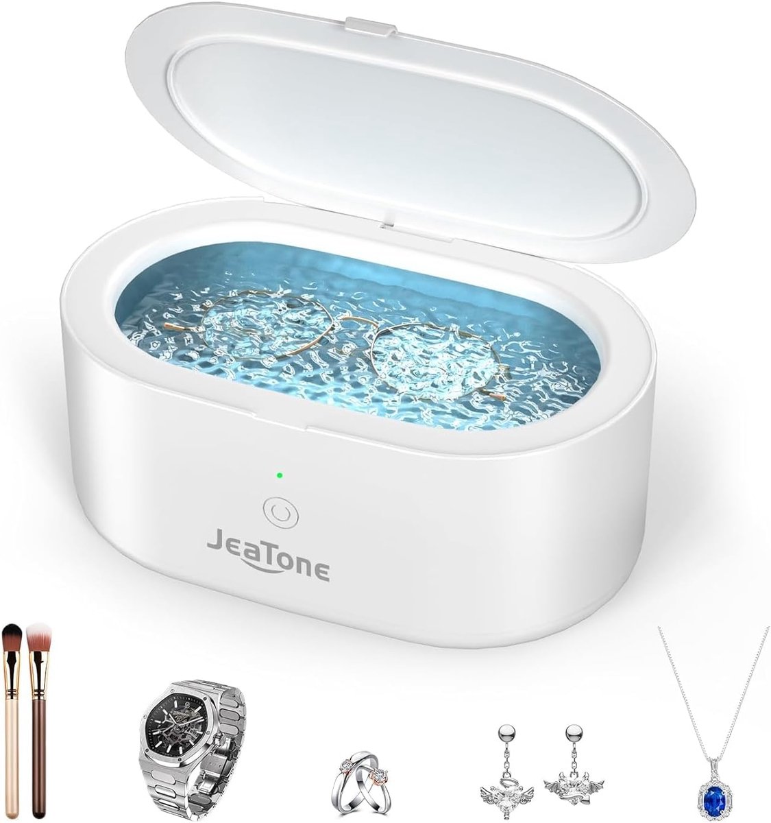 SnelShoppen - Ultrasonic Cleaning Device 46 kHz Professionele Ultrasone Cleaner 600 ml voor Sieraden, Brillen, Horlogebanden, Protheses en Meer