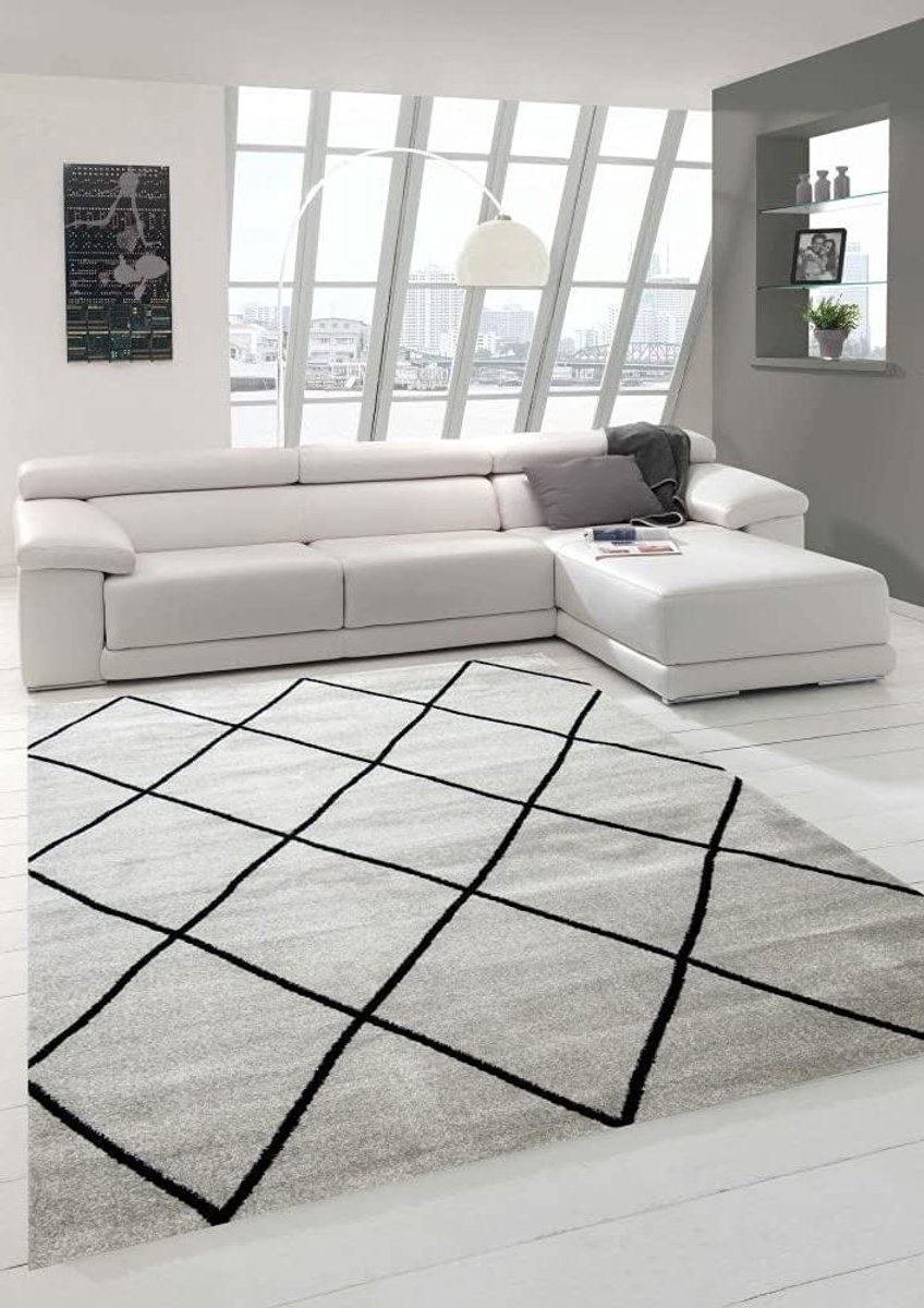 Vloerkleed Woonkamer - Karpet Check - Moderne Woonstijl - Vloerverwarming Geschikt - 120x1