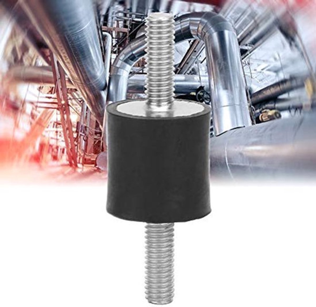 4Pcs Rubber Mounts - Vibration Isolator - Anti Vibration Silentbloc - Voor Auto en Boot (VV20*20 M6*18)