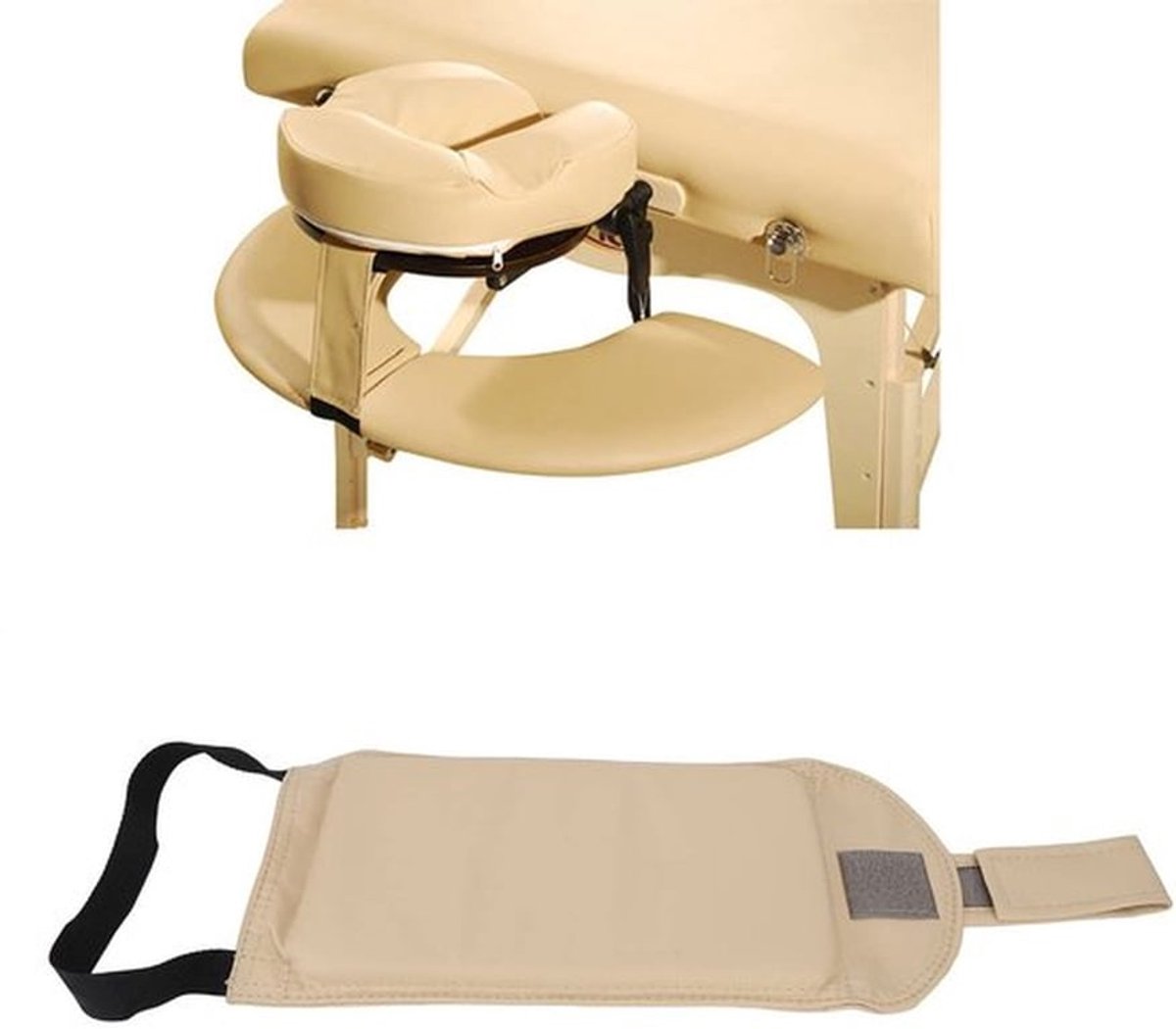 Hangende Massage Armsteun, Waterdichte Hangende Armsteun met Dubbel Gestikte Rand, Verstelbare Armsteun, Hangende Massage Tafel Accessoires, Hoofdkussen