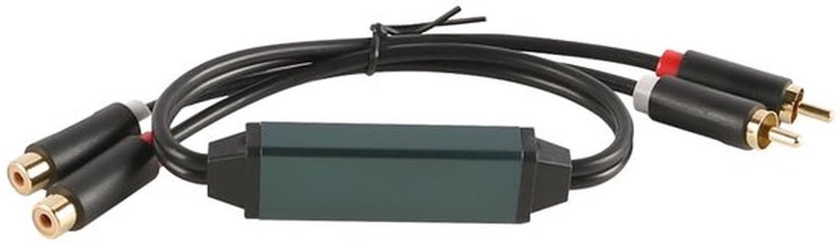 Aardlusisolator auto-audiosysteem/thuisstereo-aardlusisolator, geschikt voor audio-isolatie en ruisonderdrukking