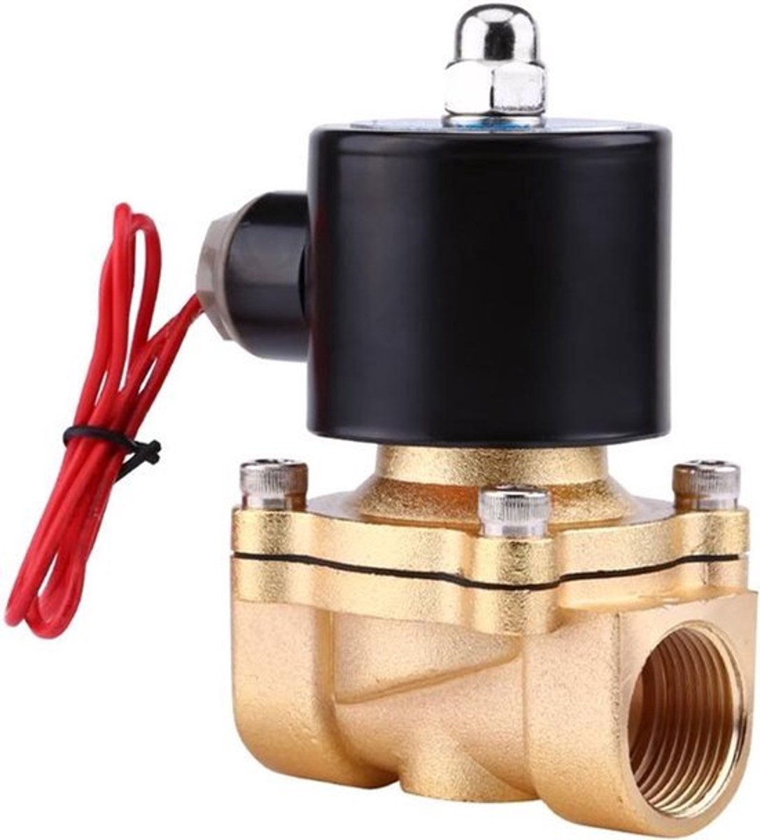 AC 220V 3/4 Zinklegering Body NC Elektrische Ventiel Elektrische Water Ventiel Solenoïde V