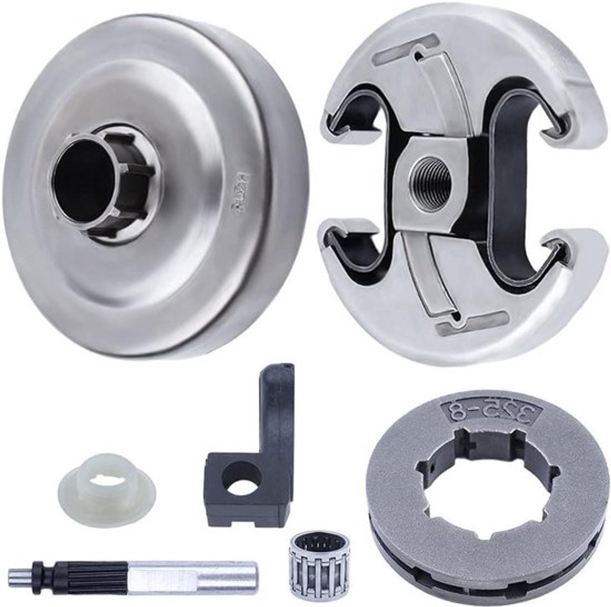 Koppeling Tandwiel Olie Pomp Worm Gear Kit voor Husqvarna 340 345 346XP 350 353 Kettingzaag - Vervangende Onderdelen