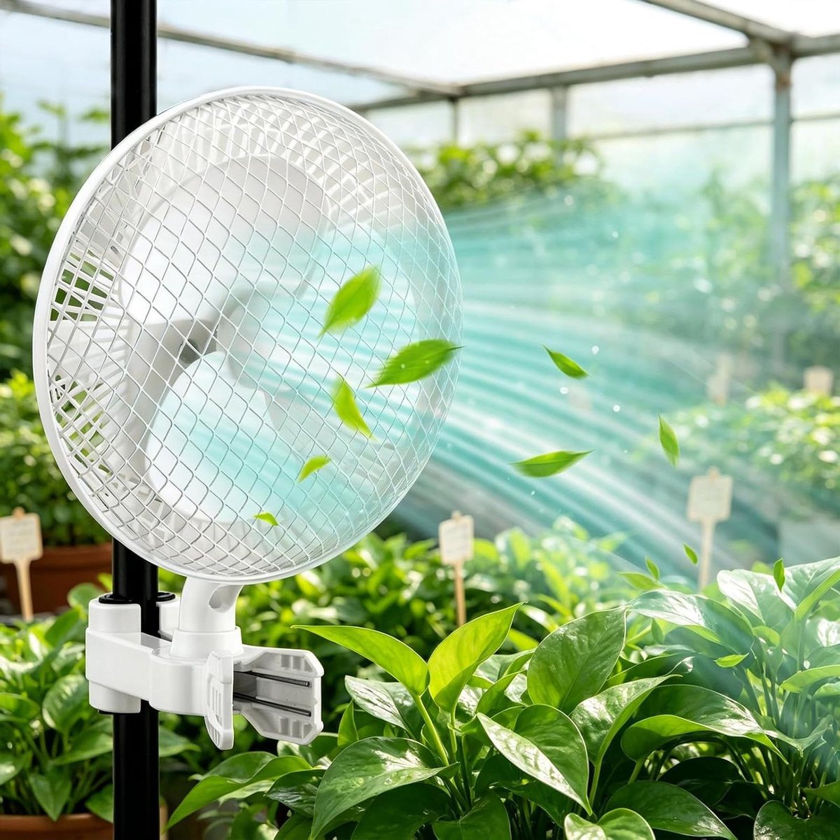 Groeiventilator met clip - Kleine convector ventilator - Plantenklimaat optimaliseren - Os