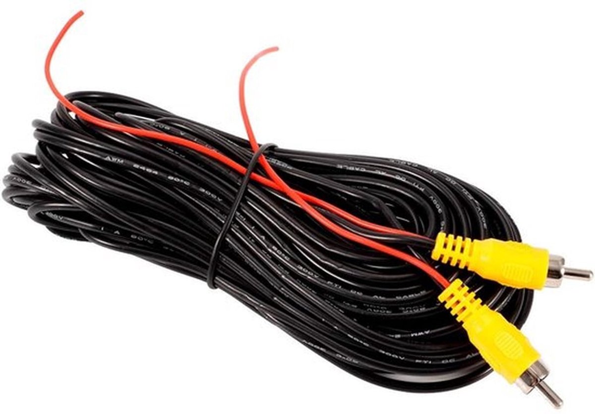 15 m AV kabel voor achteruitrijcamera, DVD, en TV box